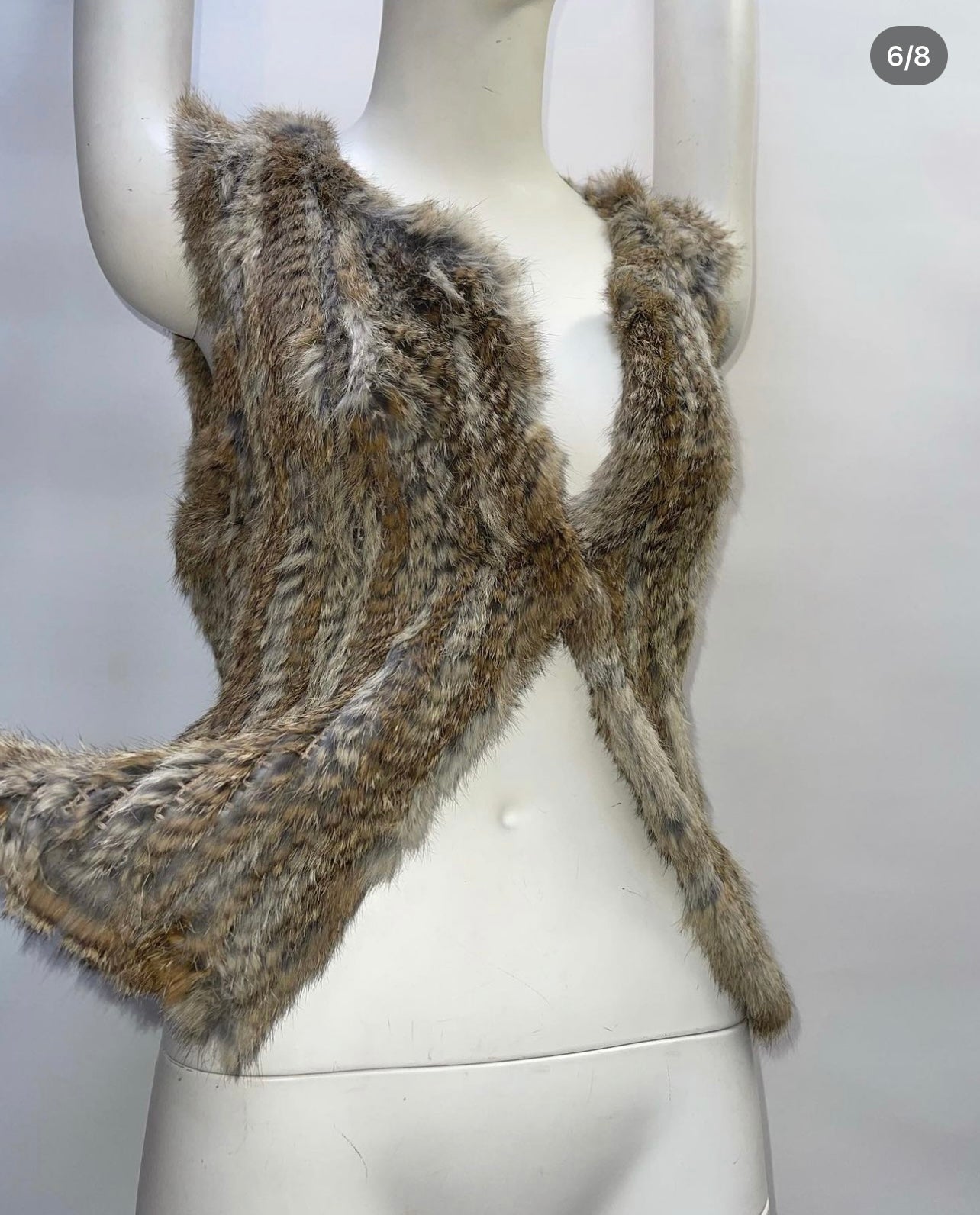 525 America Luxe Rabbit Fur Tank (S)