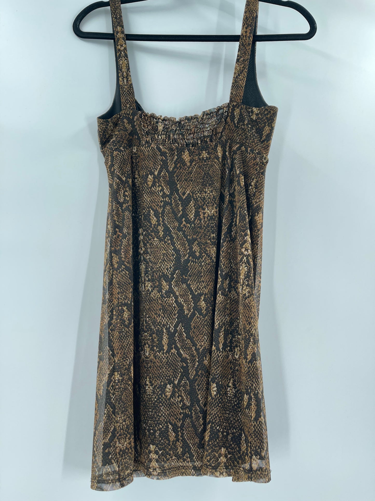 Urban Outfitters Snakeskin Mesh Dress (M)