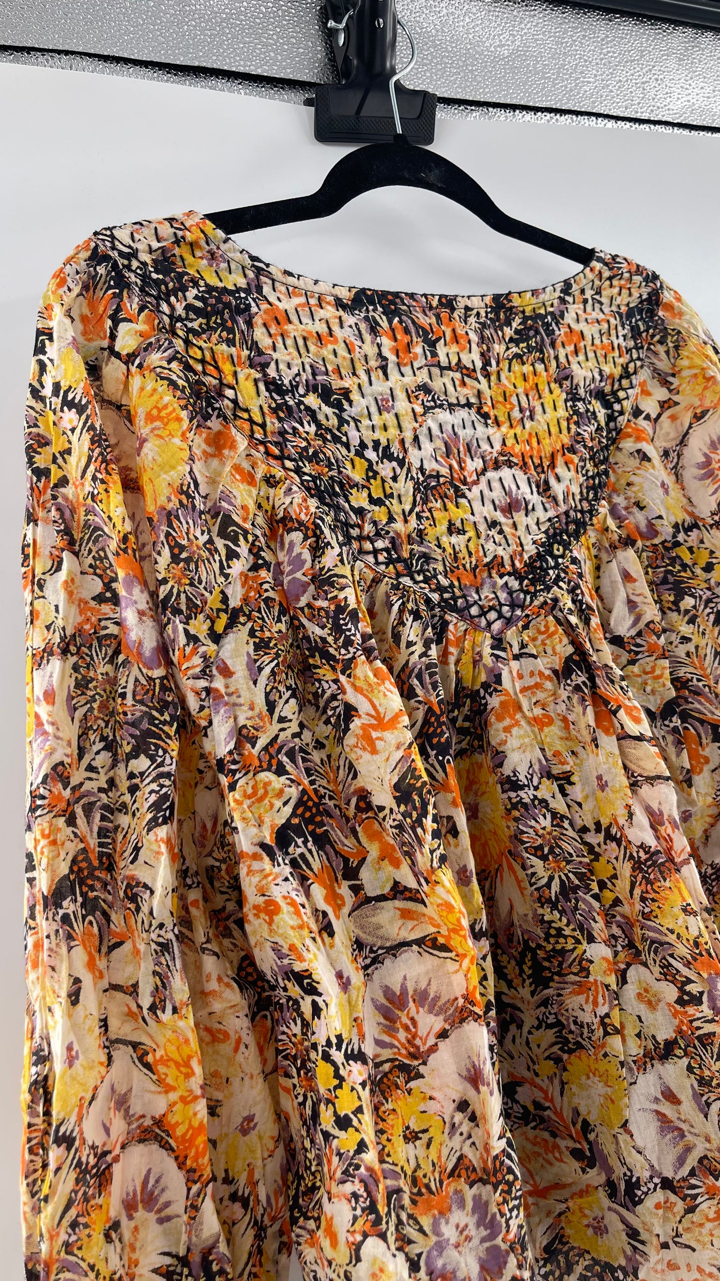 Free People Fall Toned Prairie Top (XS)