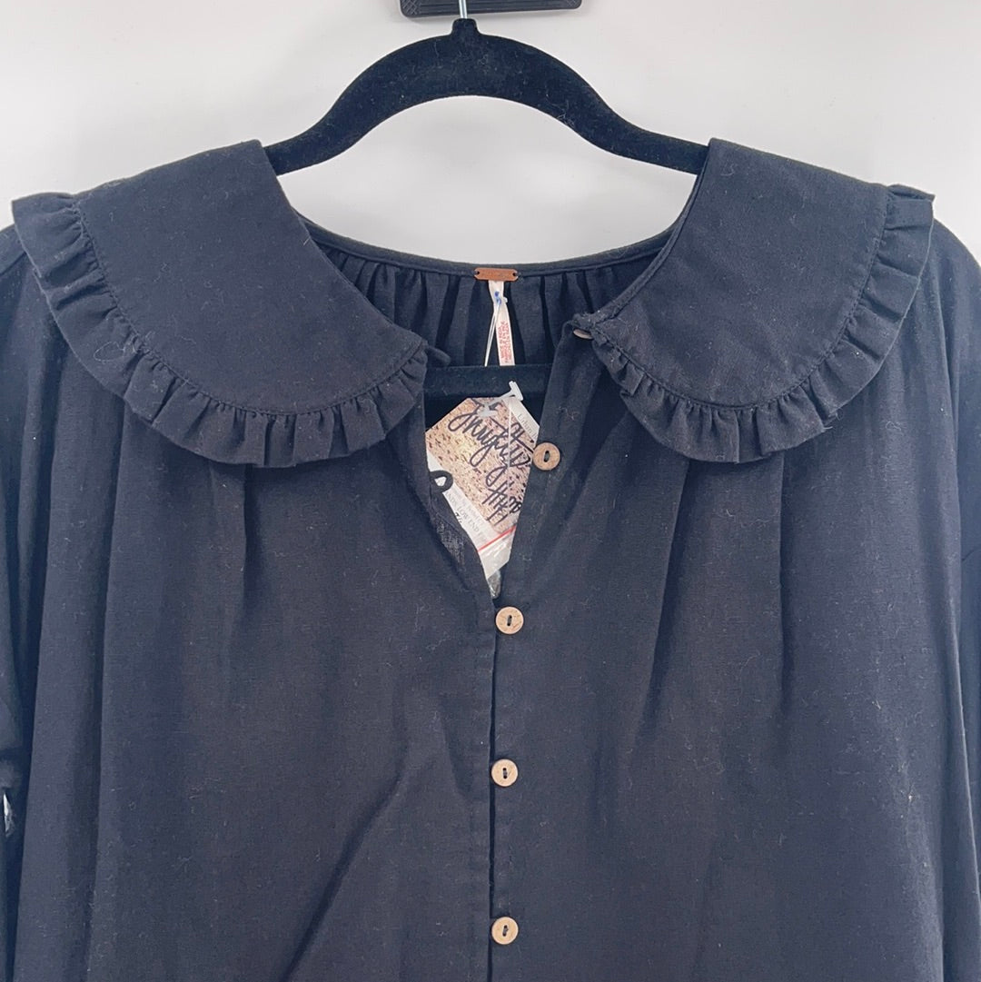 Free People Black Pilgrim Dress