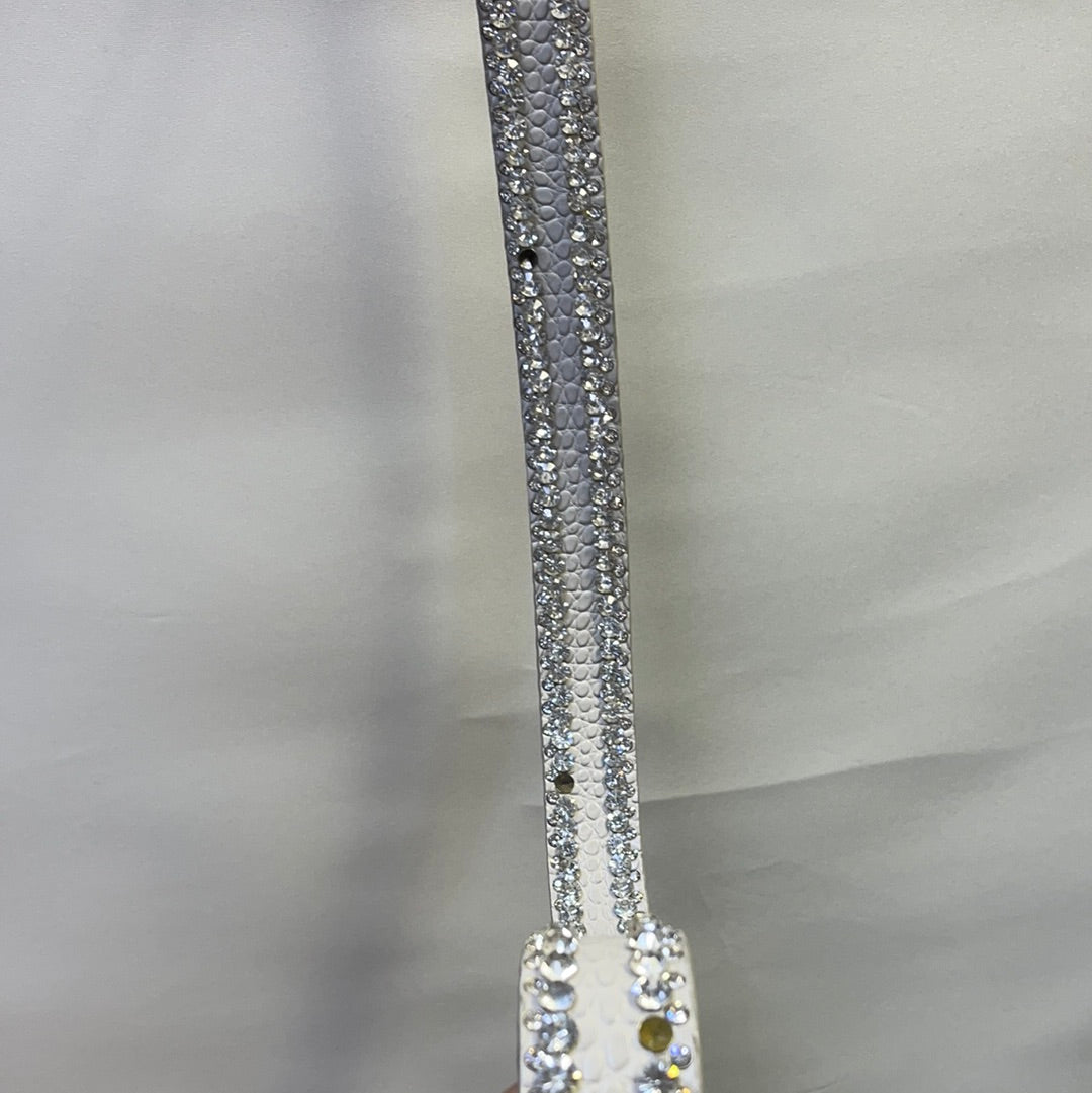 Free People Genuine Leather Studded Gem Belt AS IS