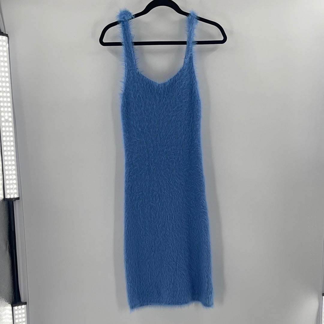 Urban Outfitters Powder Blue Fuzzy Dress (XL)