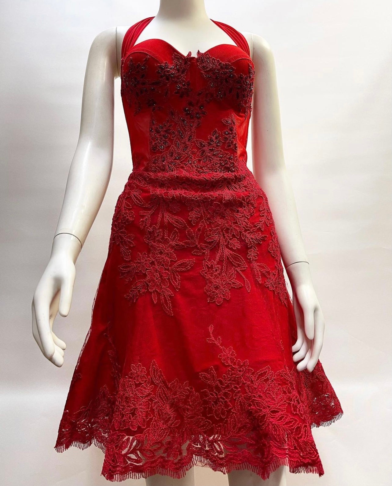 O’blanc Attelier Red Dress