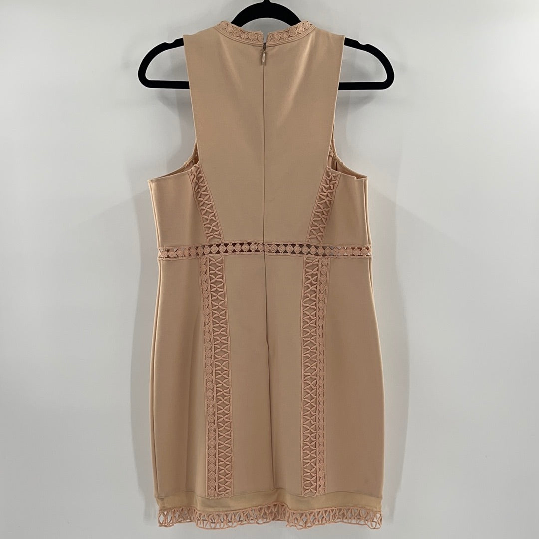 Blush Pink Lace Dress (Medium)