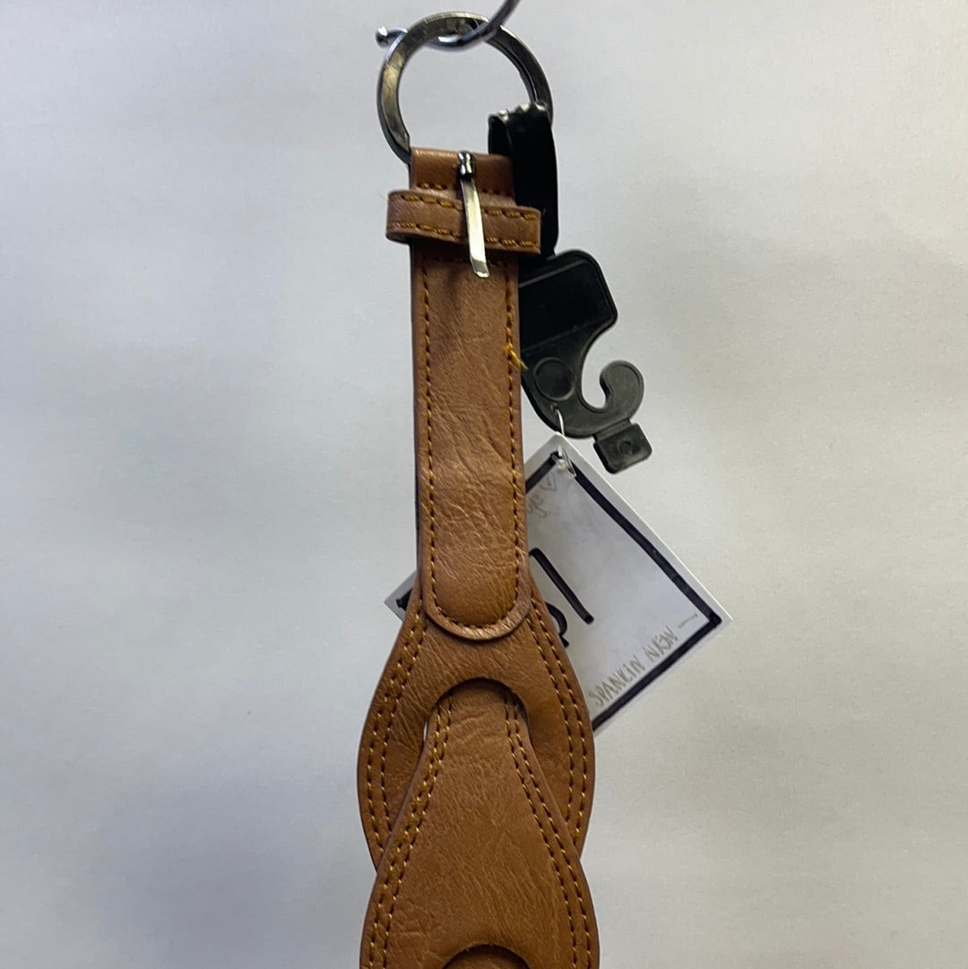 Overlapping Tear Drop Sand Colored Belt