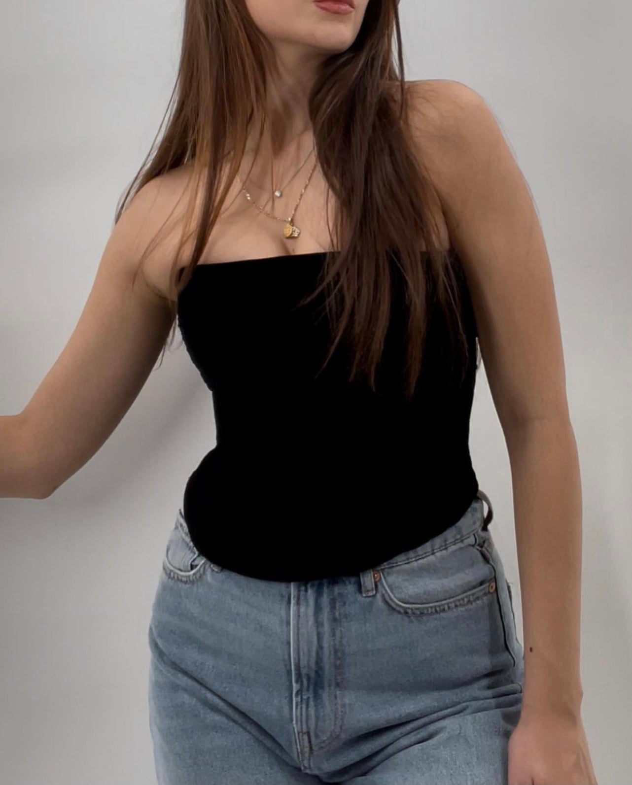 Vintage Gloria Sachs Black Velvet Corset (S)