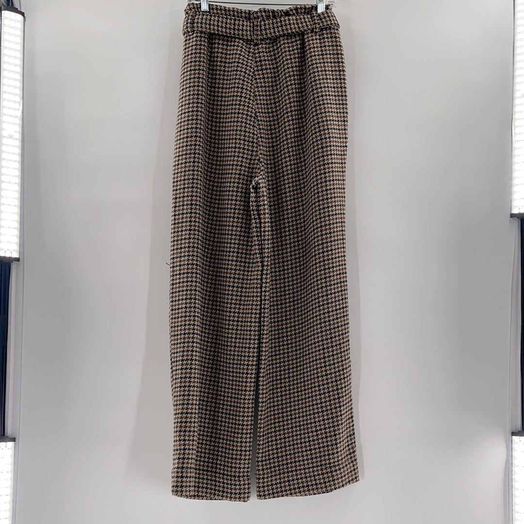 Free People Houndstooth trousers (Sz S)