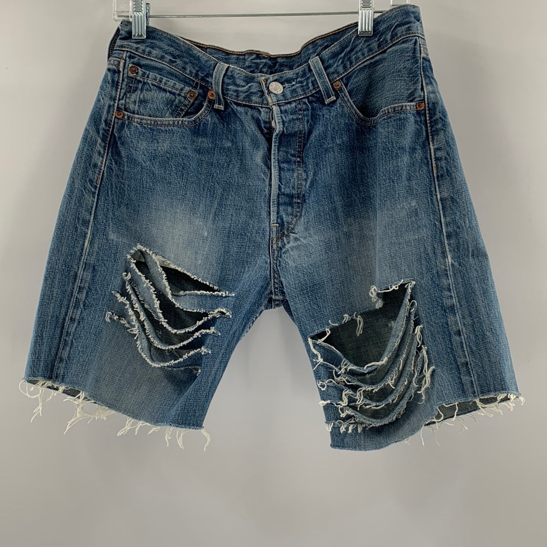 Free People Levi 501 Shorts (Sz32)