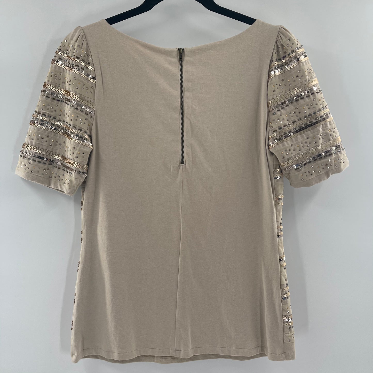 White House Black Market Embellished T (S)