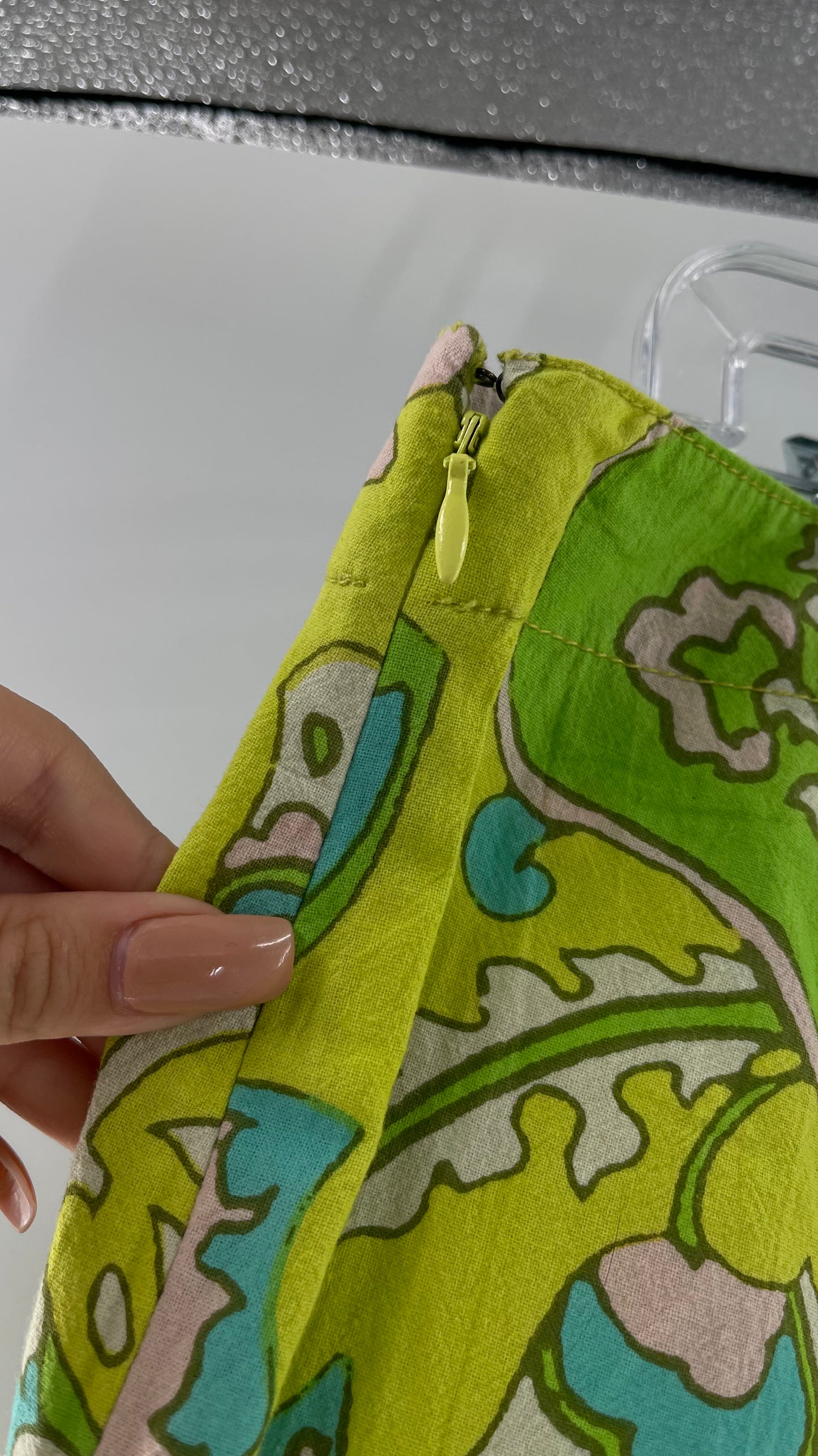 Free People Lime Paisley Patterned (12)