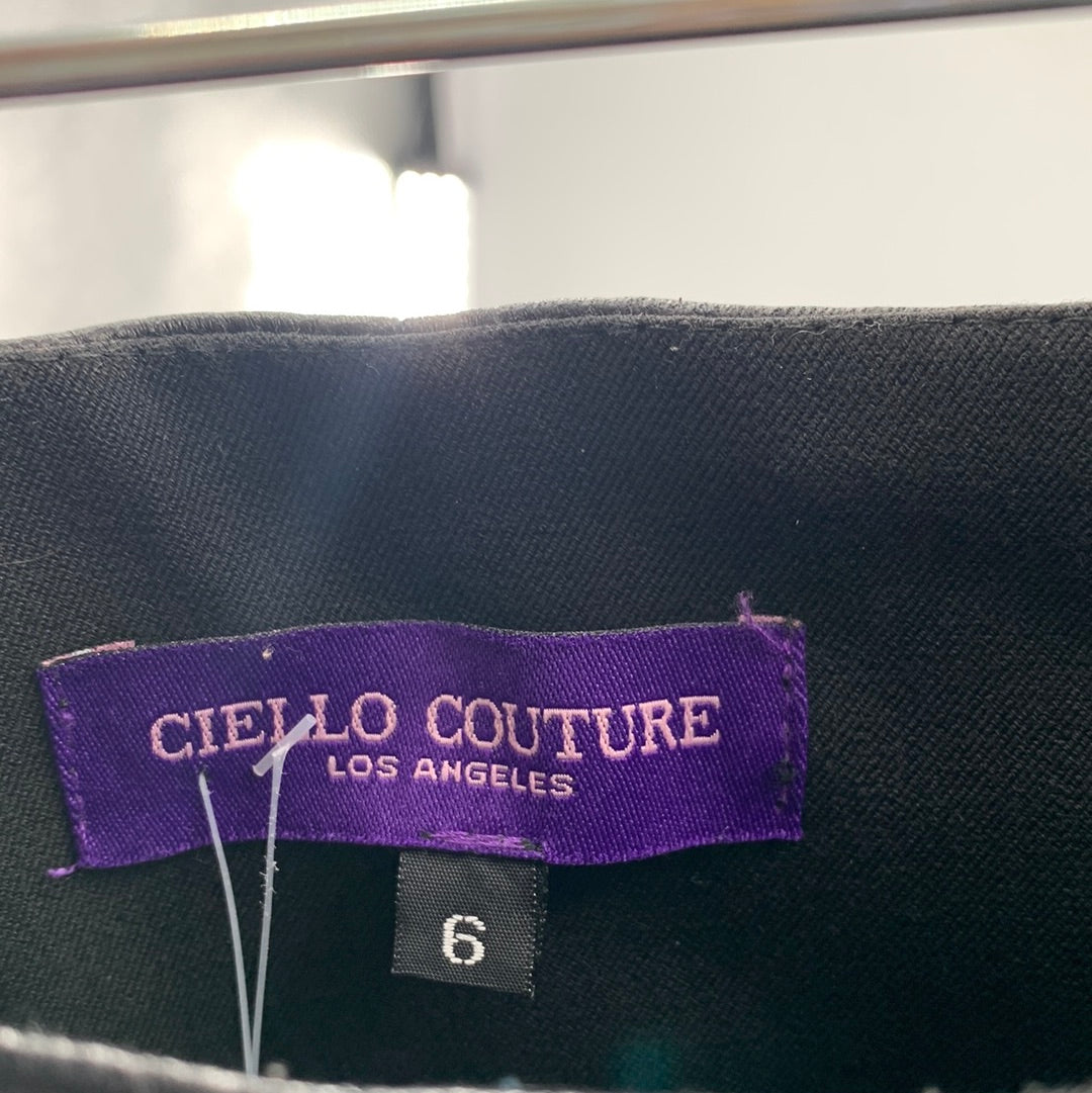 Cielo Couture Vintage Mini Skirt (Sz6)