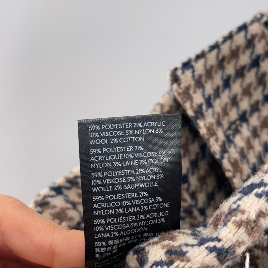 Free People Houndstooth trousers (Sz S)