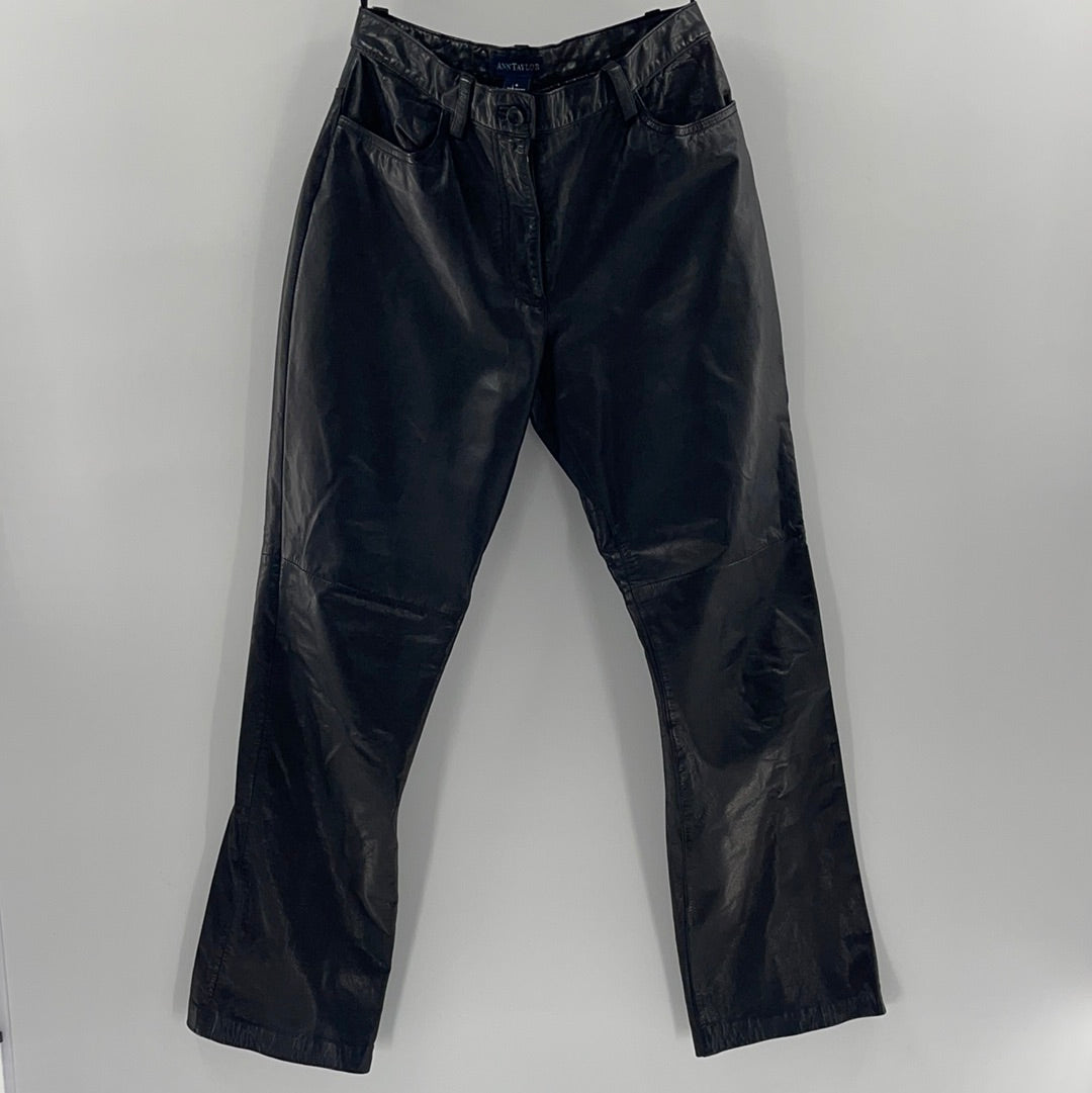 Vintage Anne Taylor Leather Pants (Sz 6)