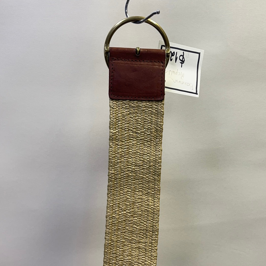 Banana Republic Straw Threaded Hoop Belt