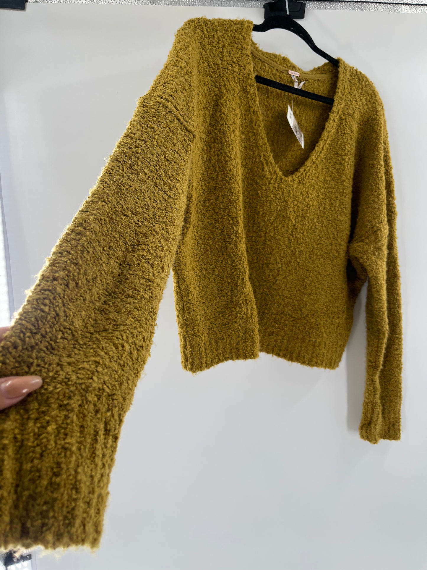 Free People Mustard Yellow Sweater (S)