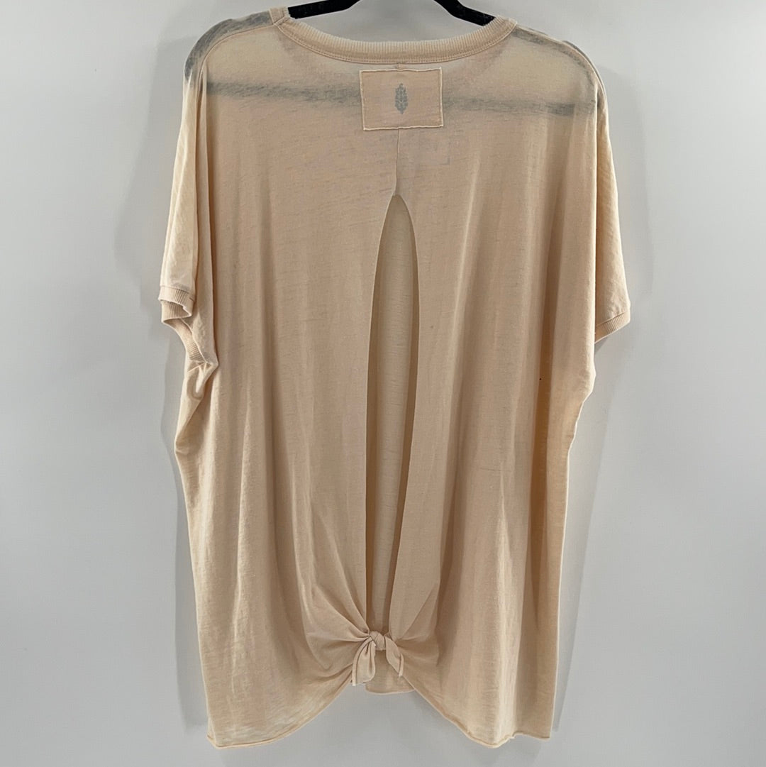 Free People Movement Oversized Pink T (XS)