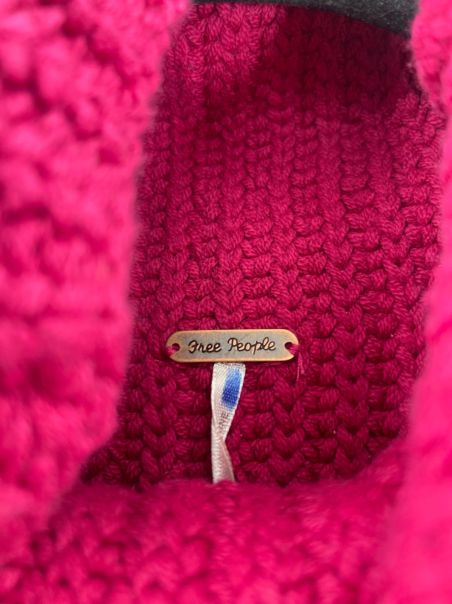 Fuschia Thick Knit Sweater (S)