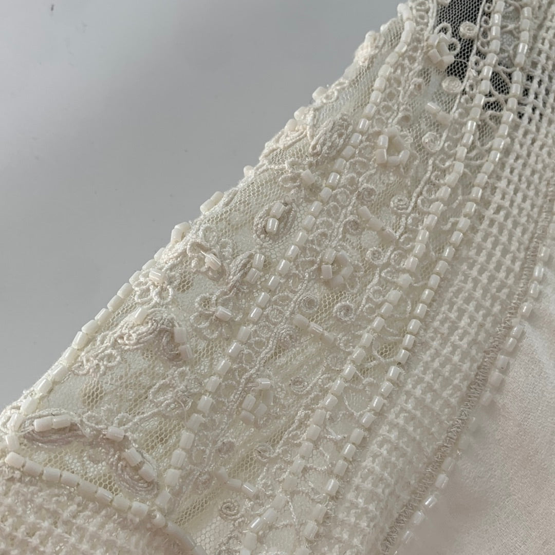 Hoss Intropia Ivory backless Long Sleeve (M)