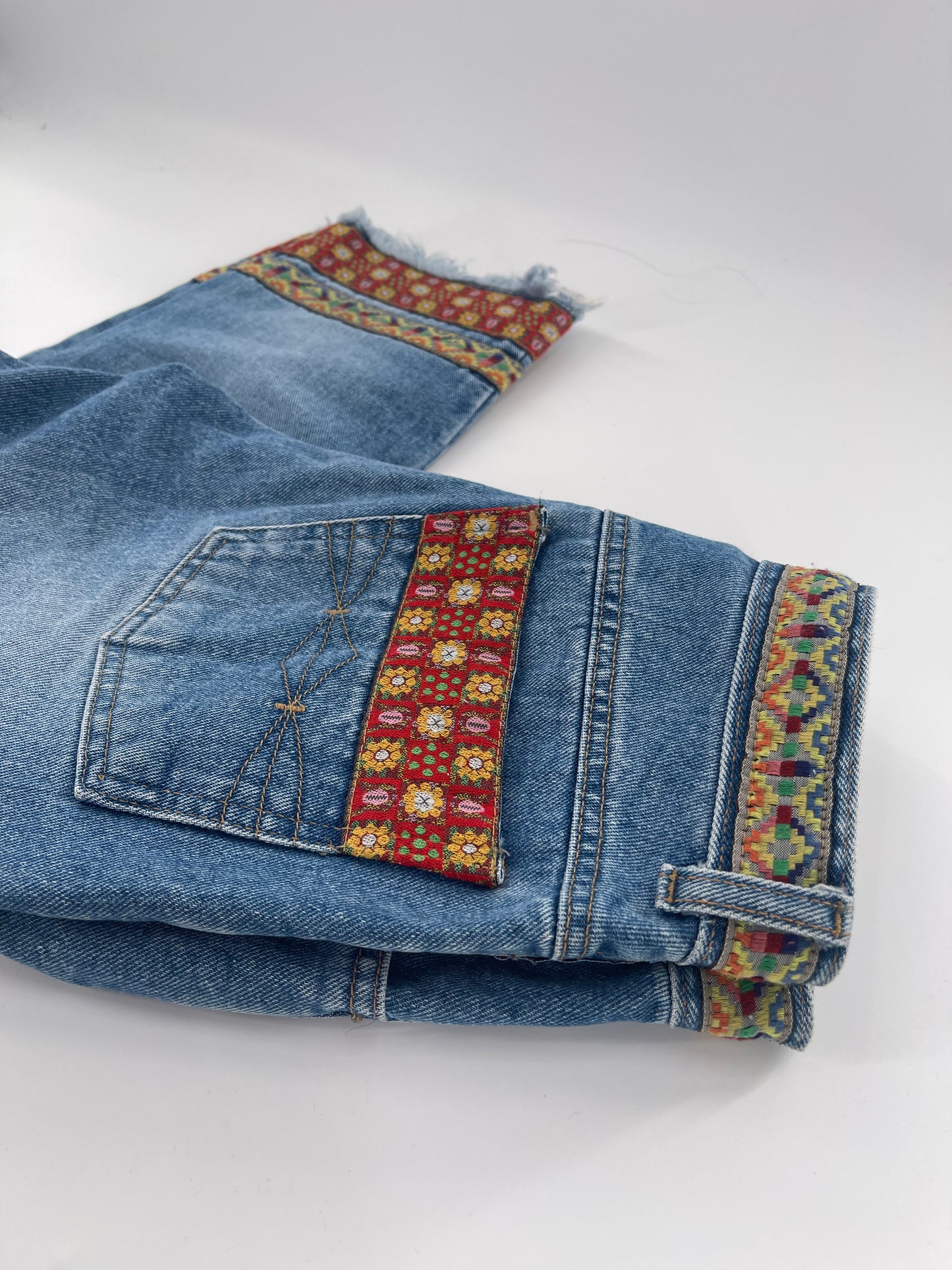 Joujou Vintage Capris with Embellishments (Sz 7/8)