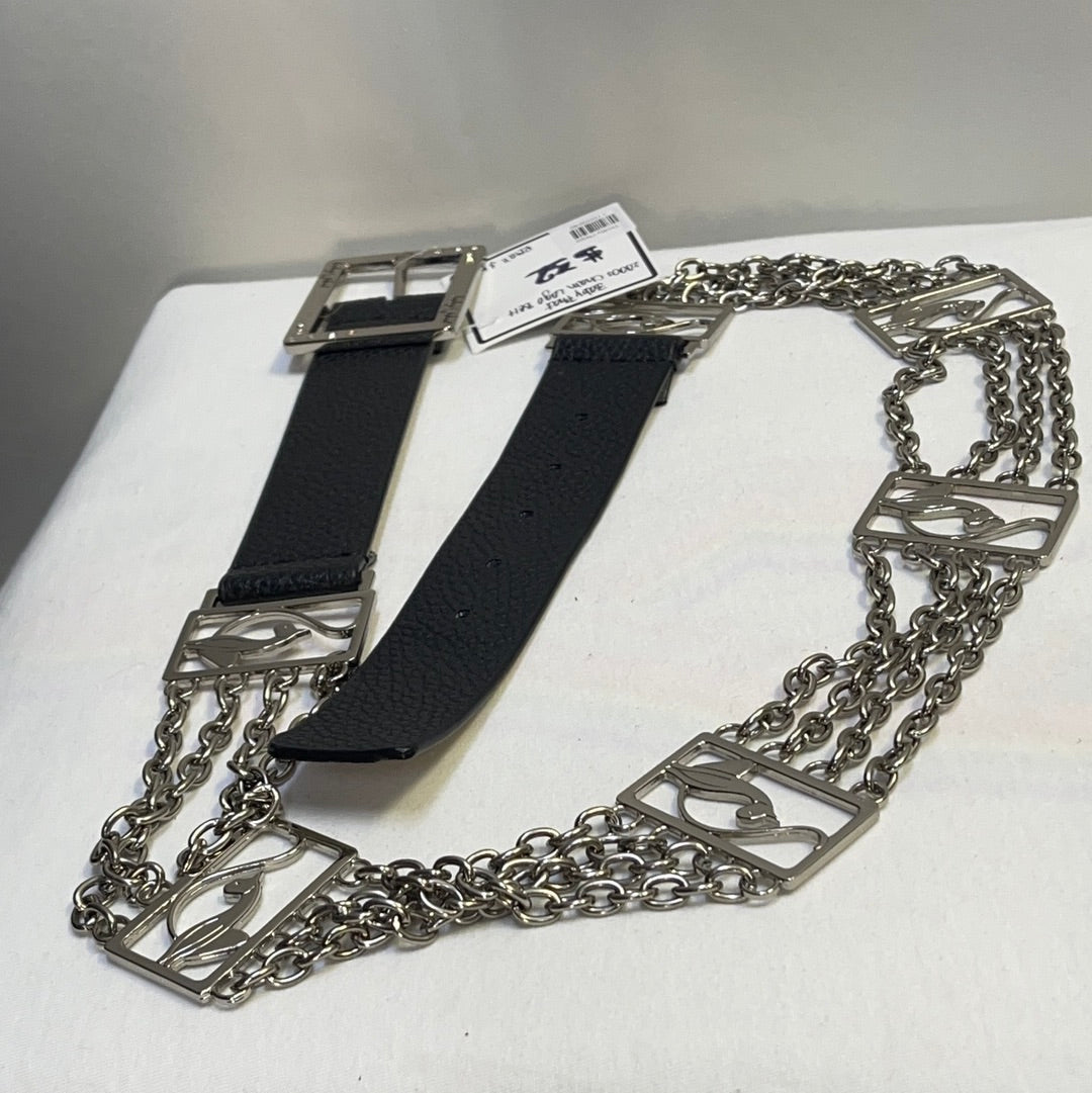 Baby Phat 2000s Y2K Chain Logo Belt
