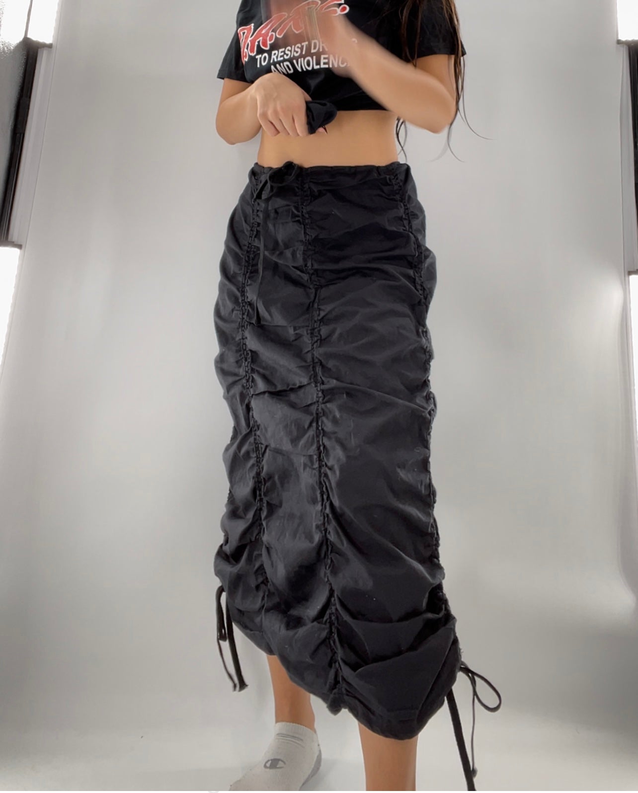 Mix Nouveau NY Black Cargo Skirt (Large)10
