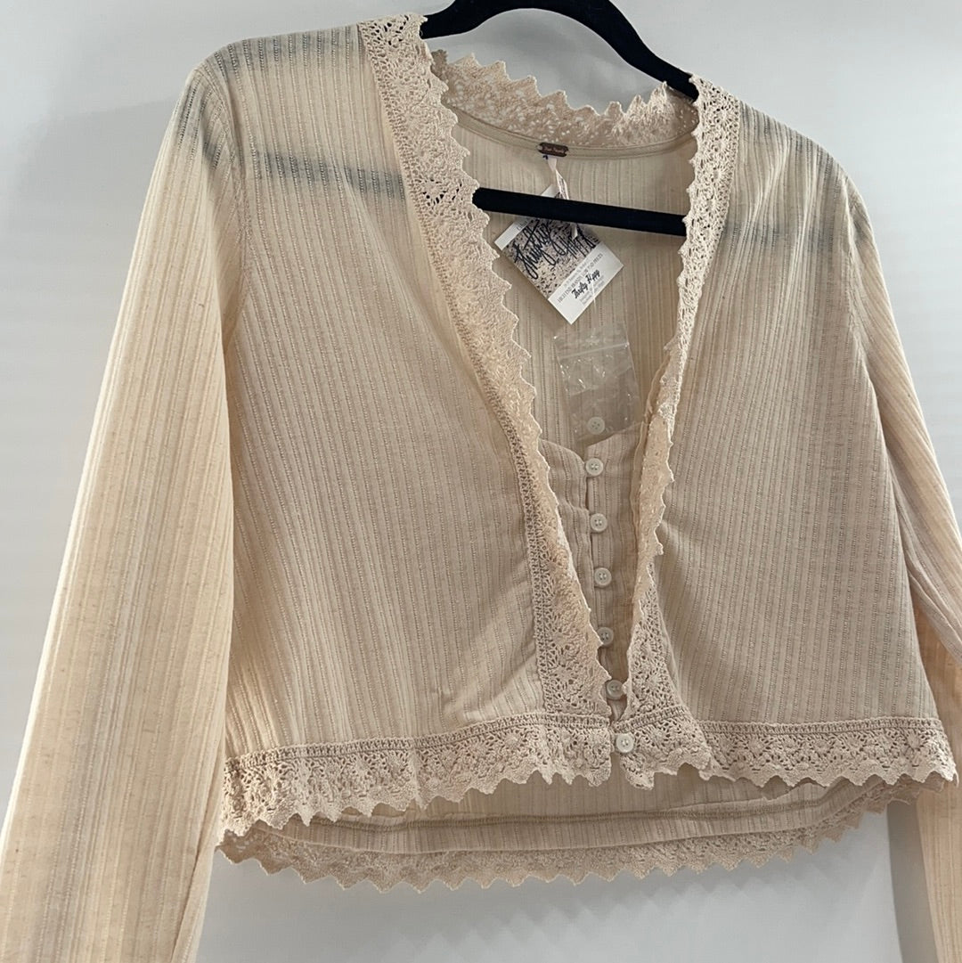 Free People Oatmeal Crop (S)