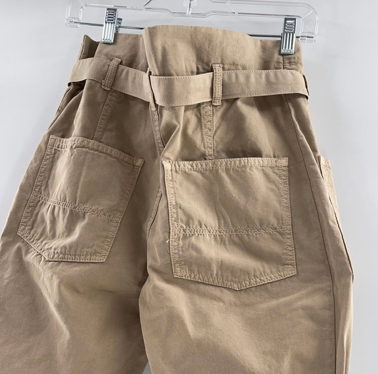 Free People khaki Cargos (Sz 8)