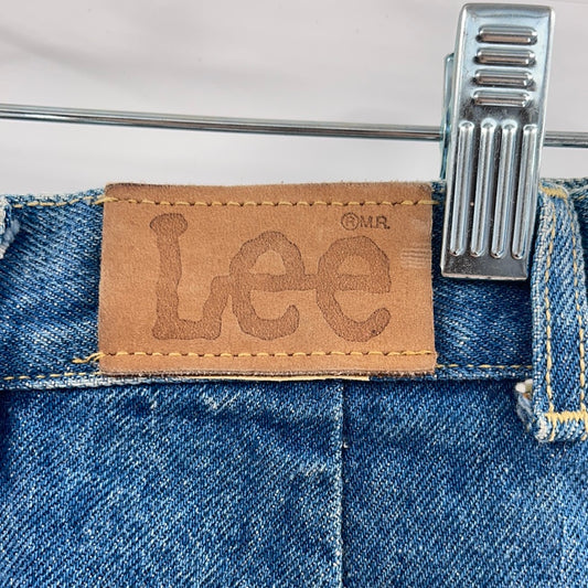 Lee Vintage Light Denim Mini Skirt (Size XS)