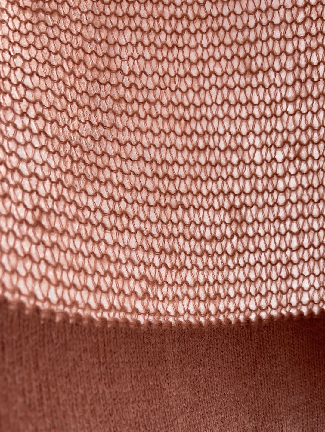 Free People Sheer Knit Off Dusty Pink Sweater (Size XS)