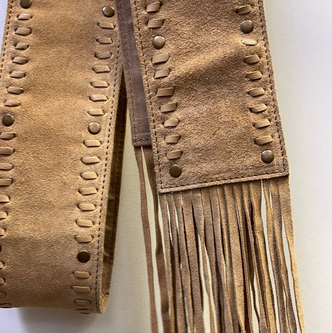 Free People Thick Suede Belt