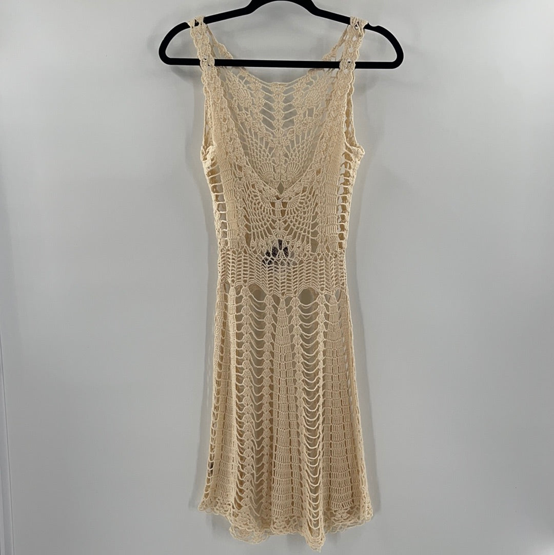 Free People Crochet Midi Dress (XS)