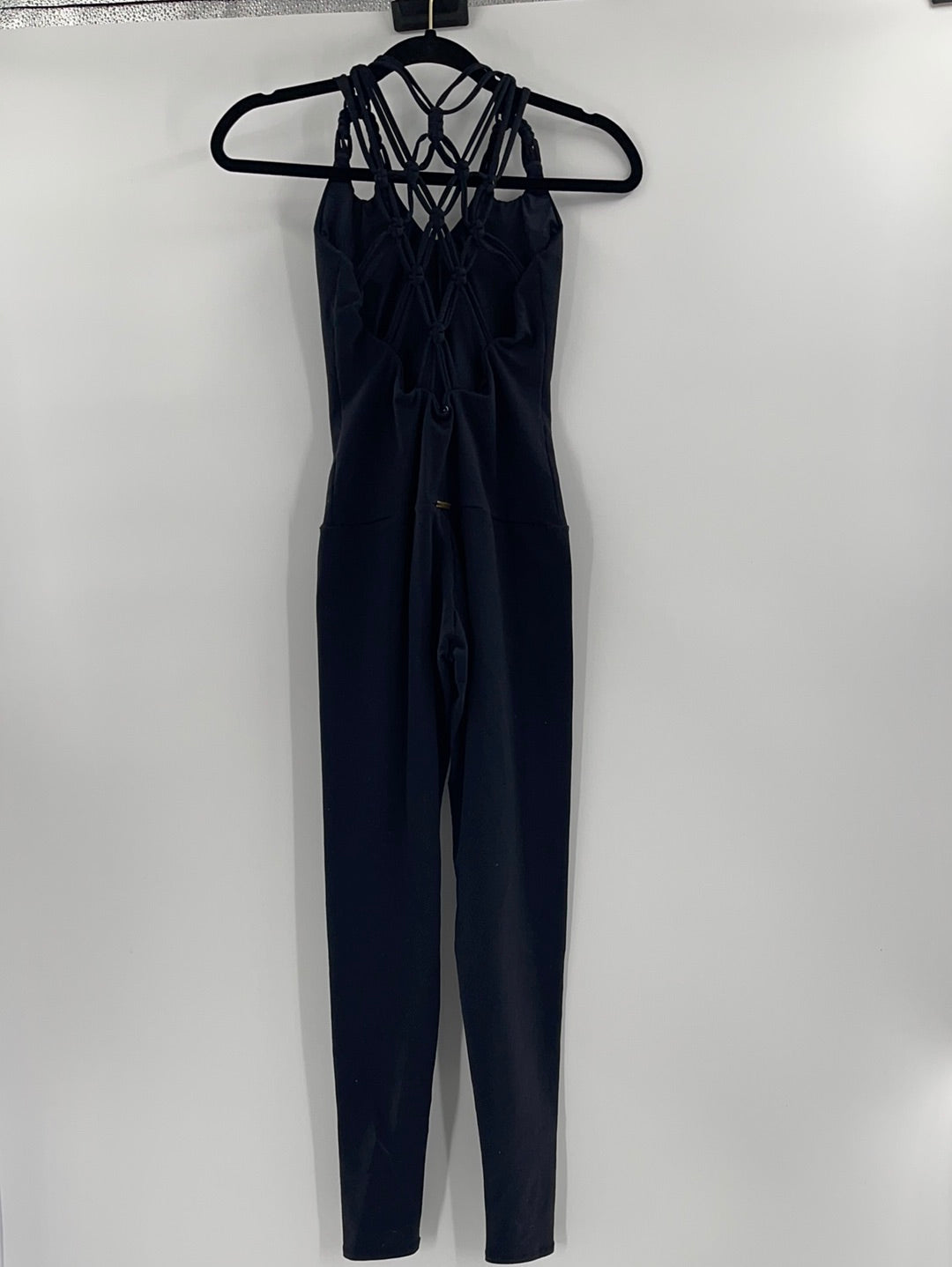 Mika Yogawear - Black Bodysuit Jumpsuit (Size Small)