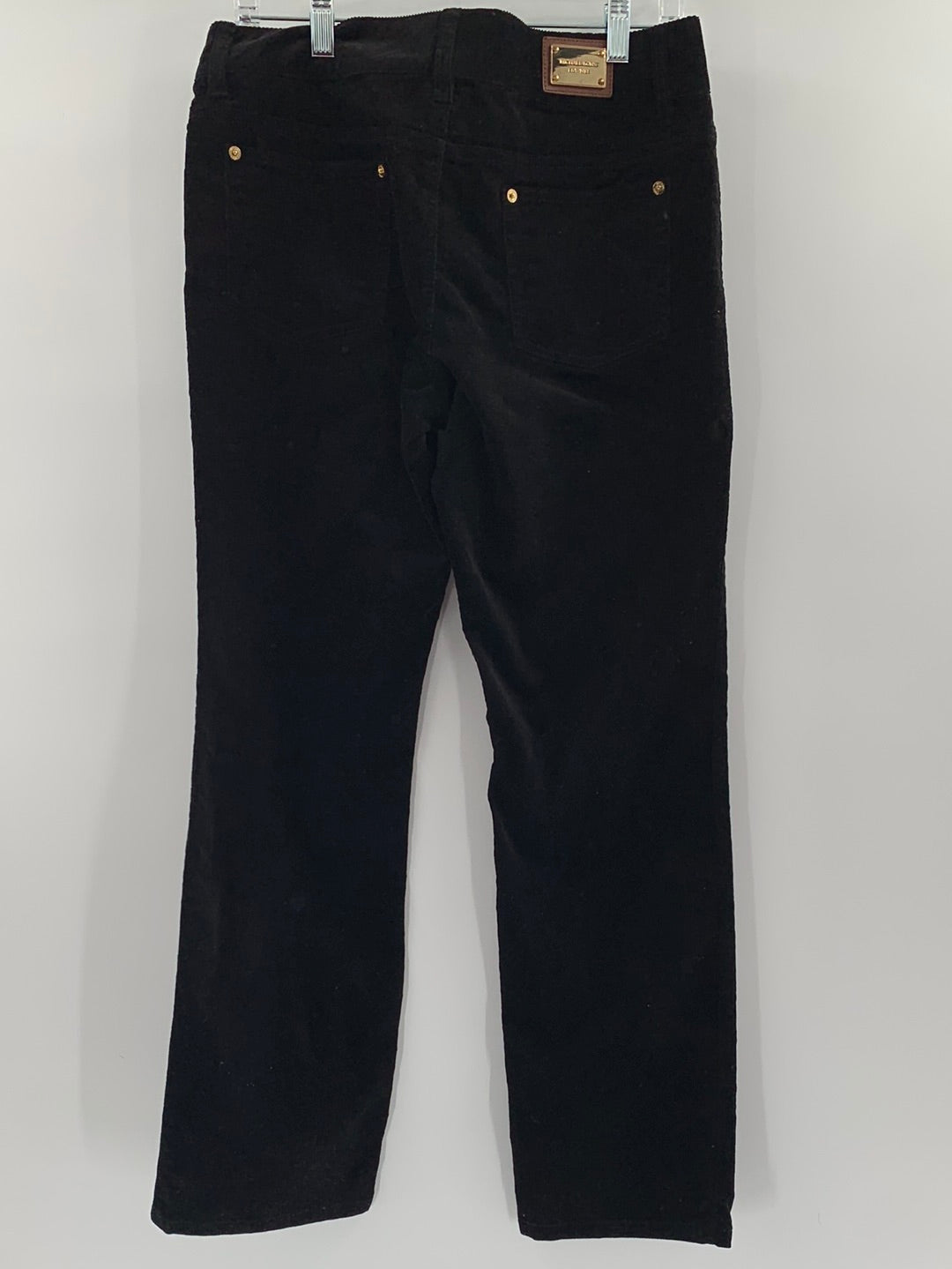 Michael Kors Black Corduroy Pants (Size 8P)