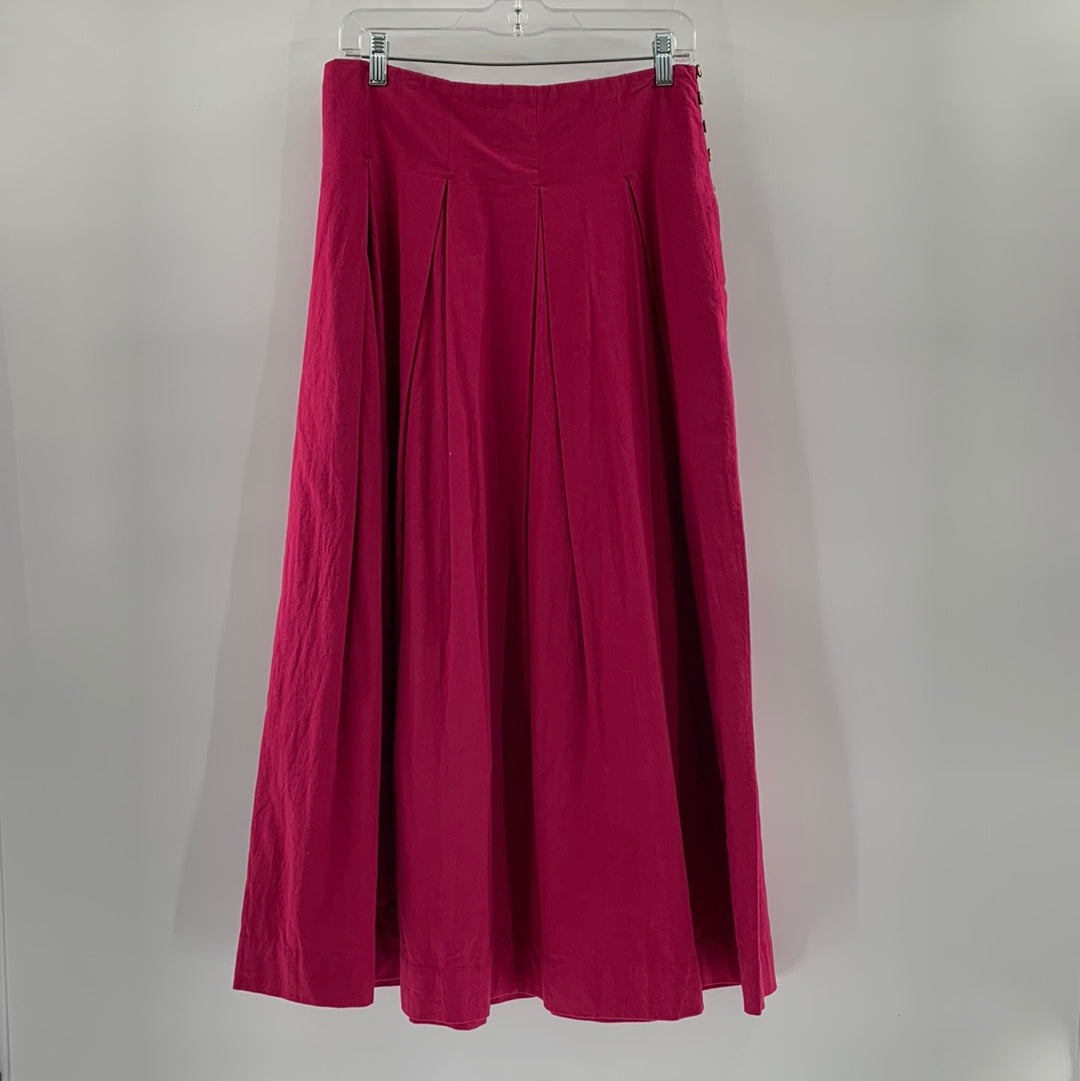 Free People - Dark Pink Skirt (Size Medium)