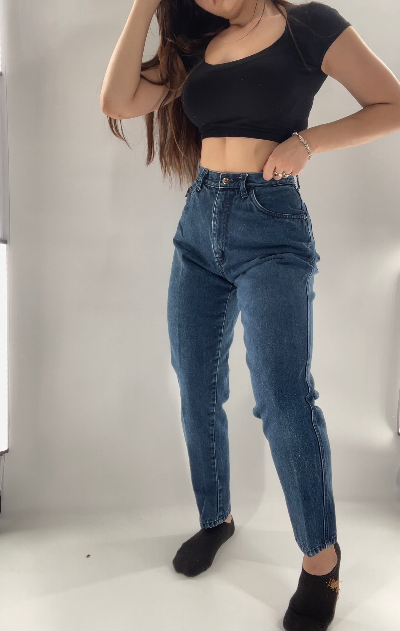 P S. Gitano 80’s Blue Jeans (Size 10)
