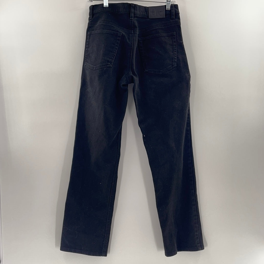 Vintage Calvin Klein Black High Rise (Sz 7)