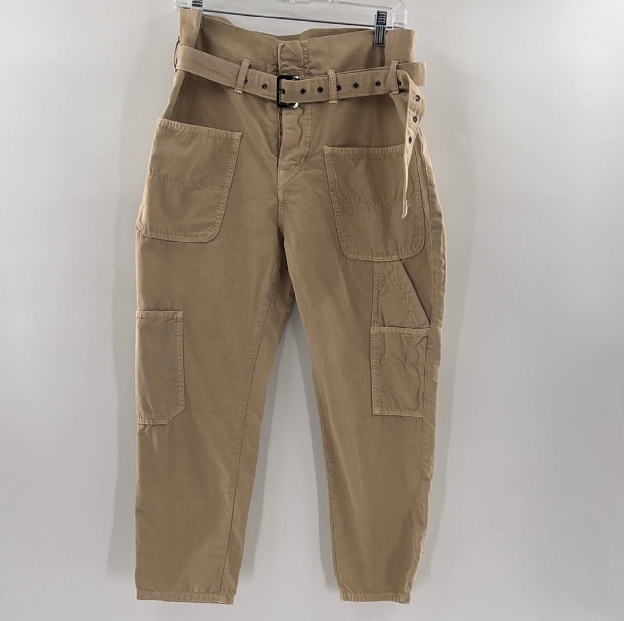 Free People khaki Cargos (Sz 8)