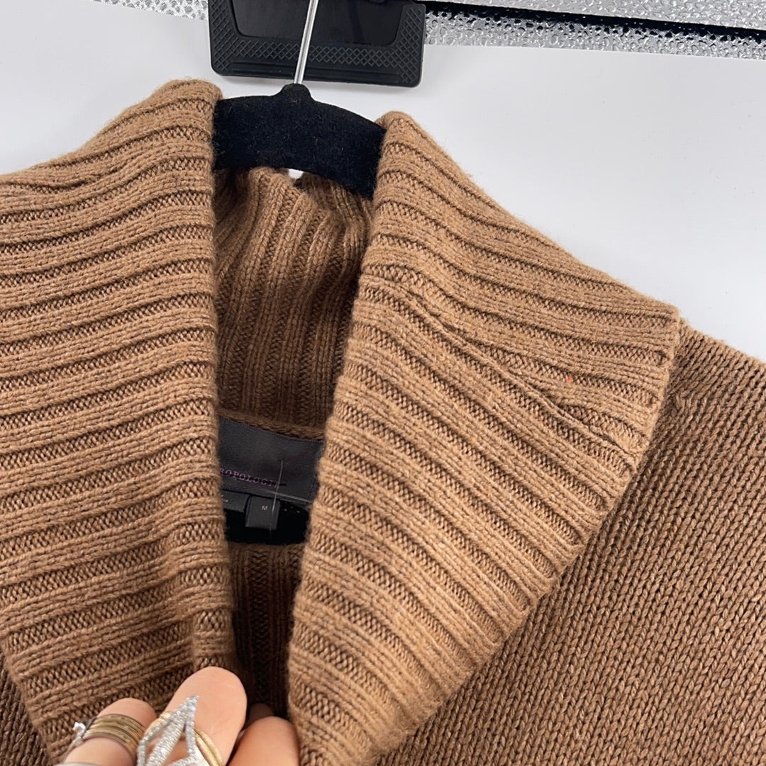 Anthropologie Brown Turtle Neck Sweater (Size Medium)
