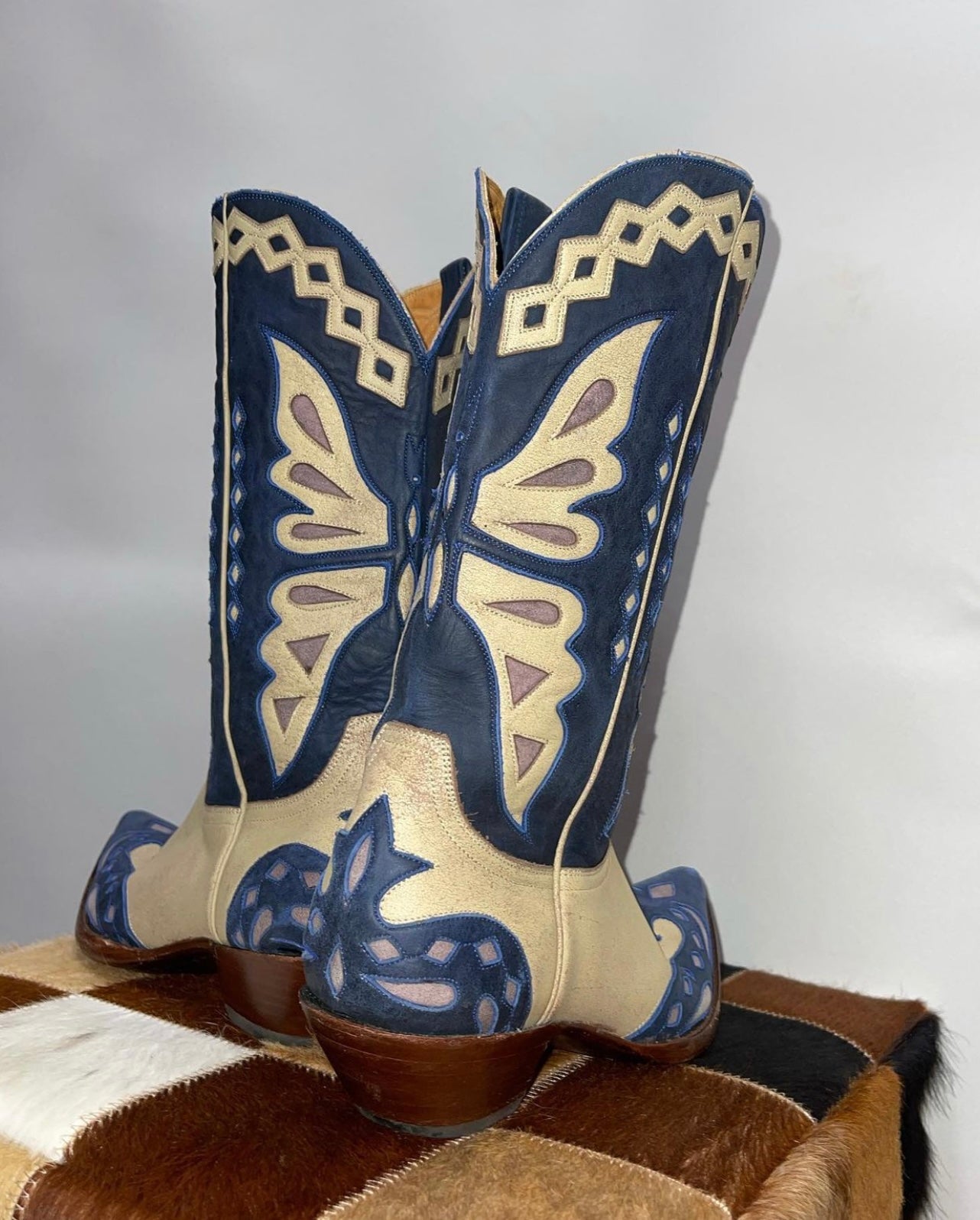 The Old Gringo Butterfly Blue boots