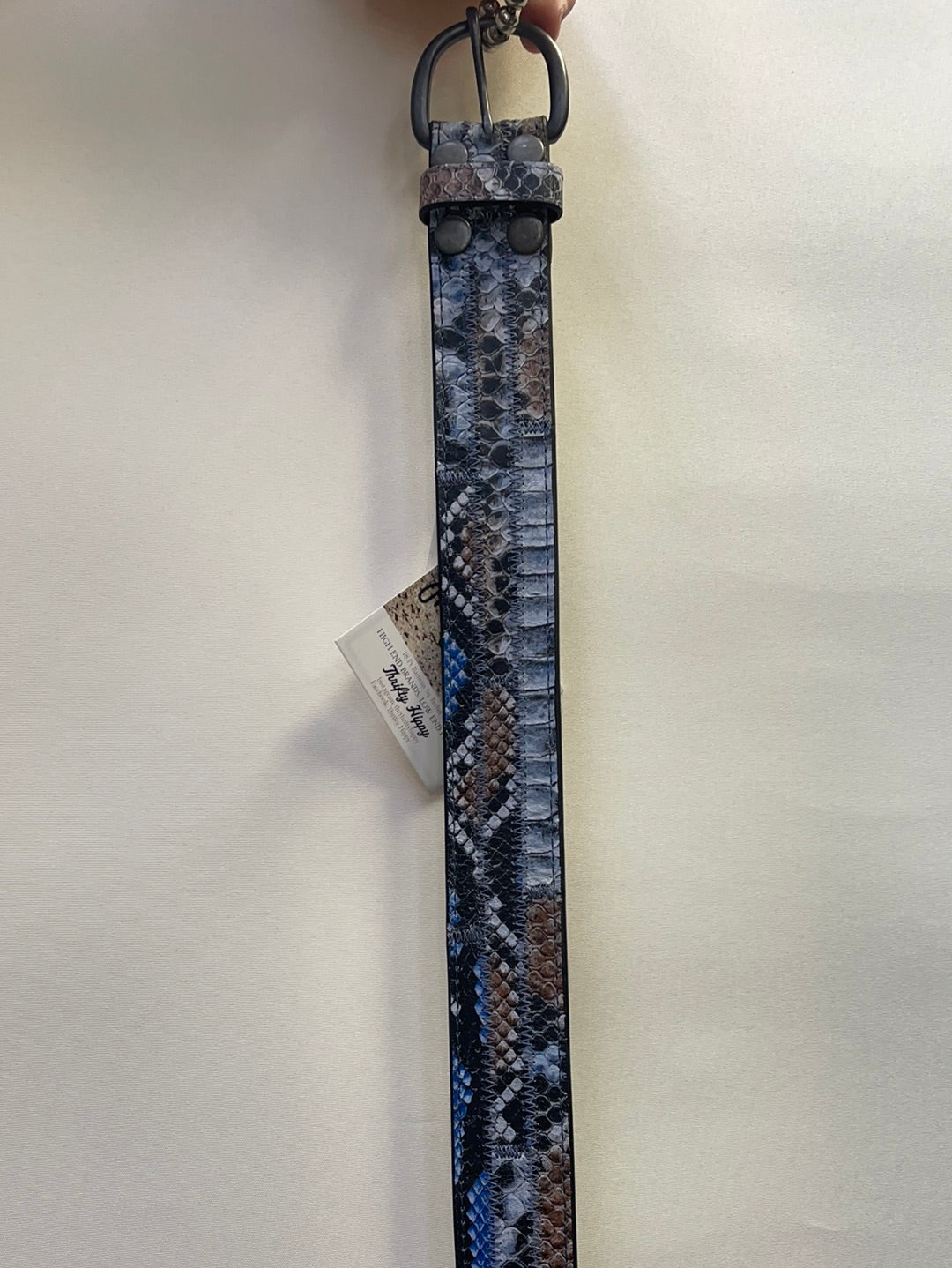 Free People Patterned Leather Belt