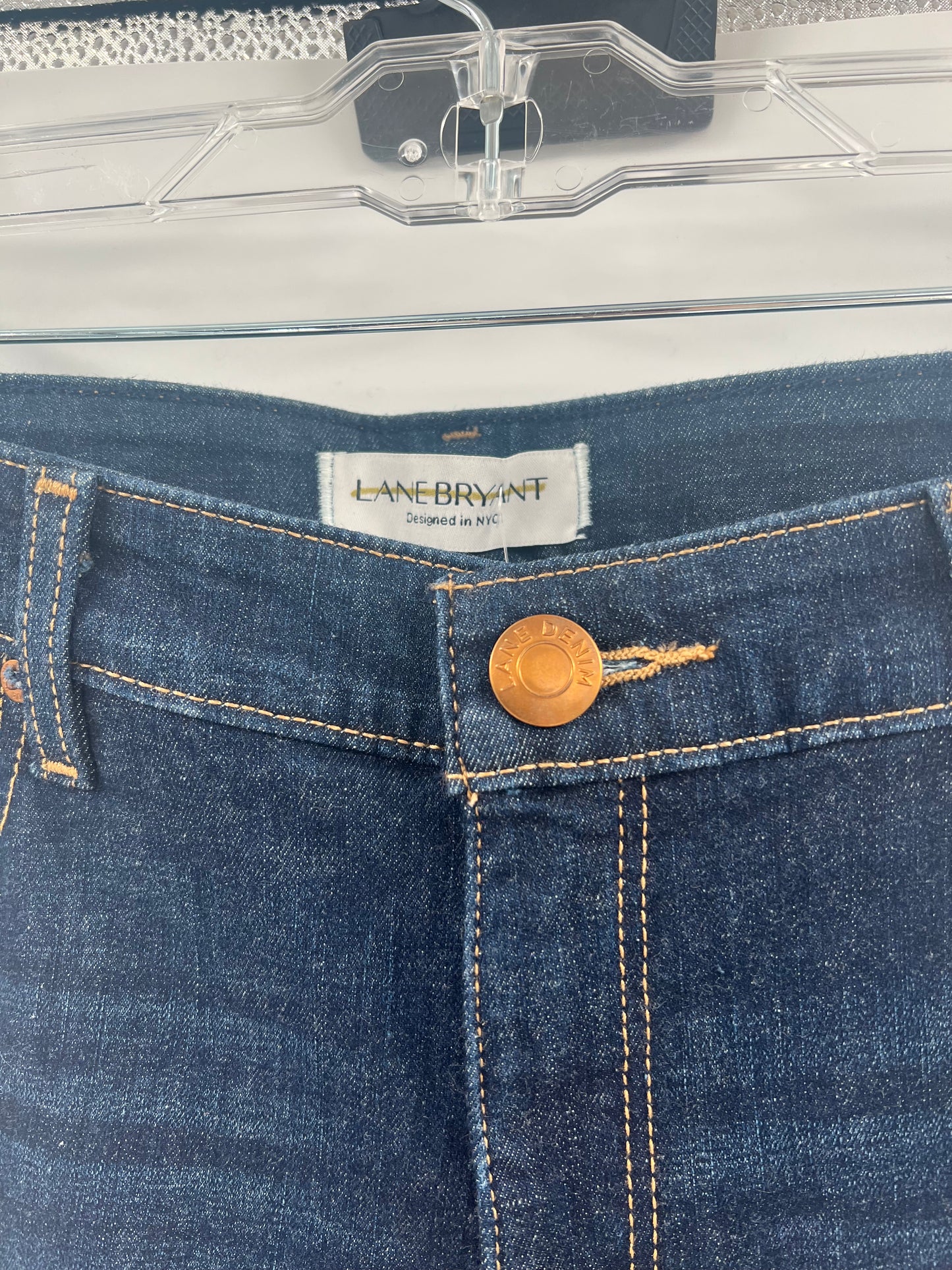 Lane Bryant Ripped Jeans Mid Rise Skinny Ankle Jeans (size 16 R)