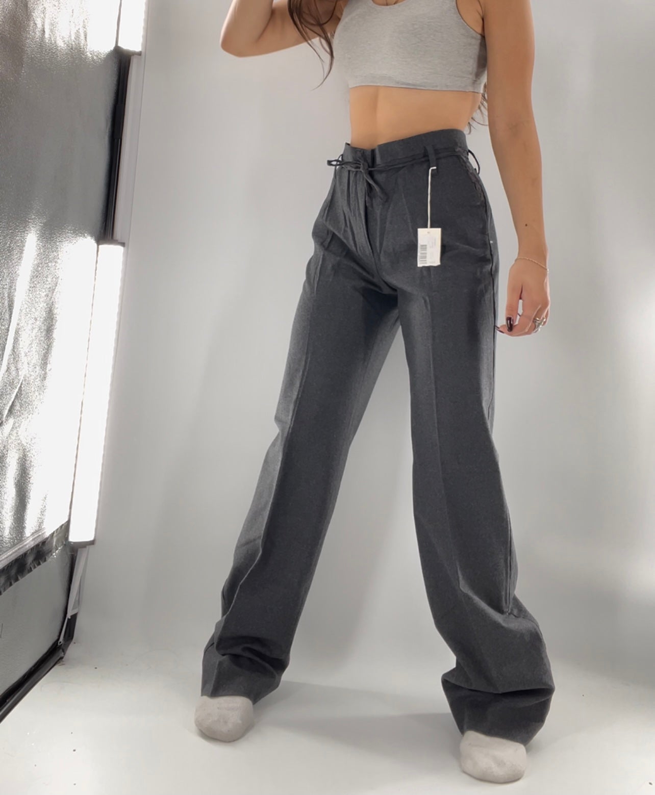 NWT Gerard Darel Grey Trousers (40)