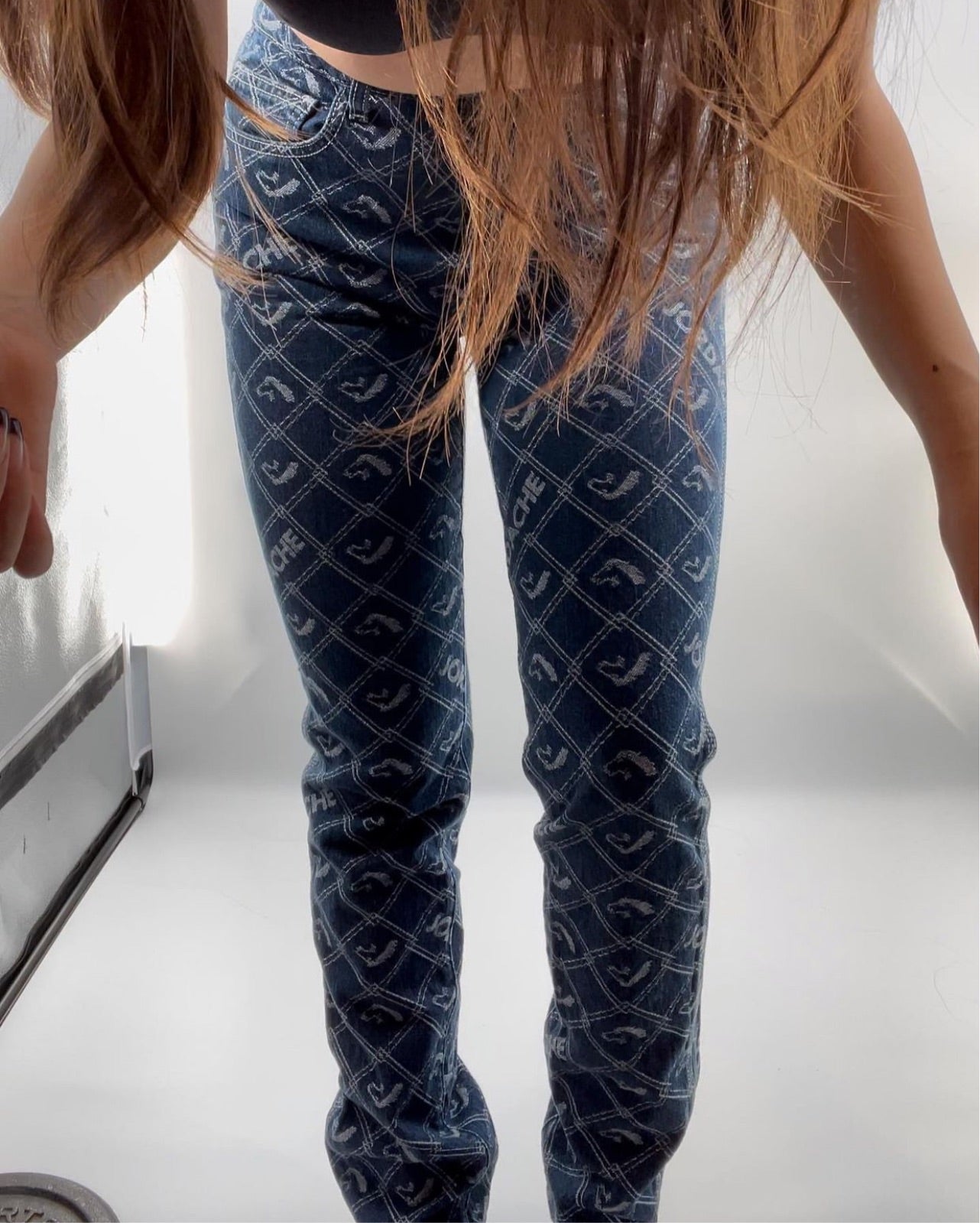 Vintage Jordache All Over Logo Bottoms (27)