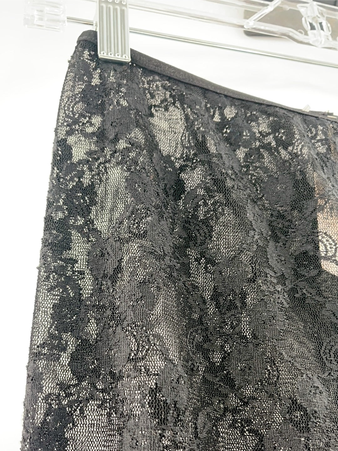 Free People Intimately Lace Leggings Black
