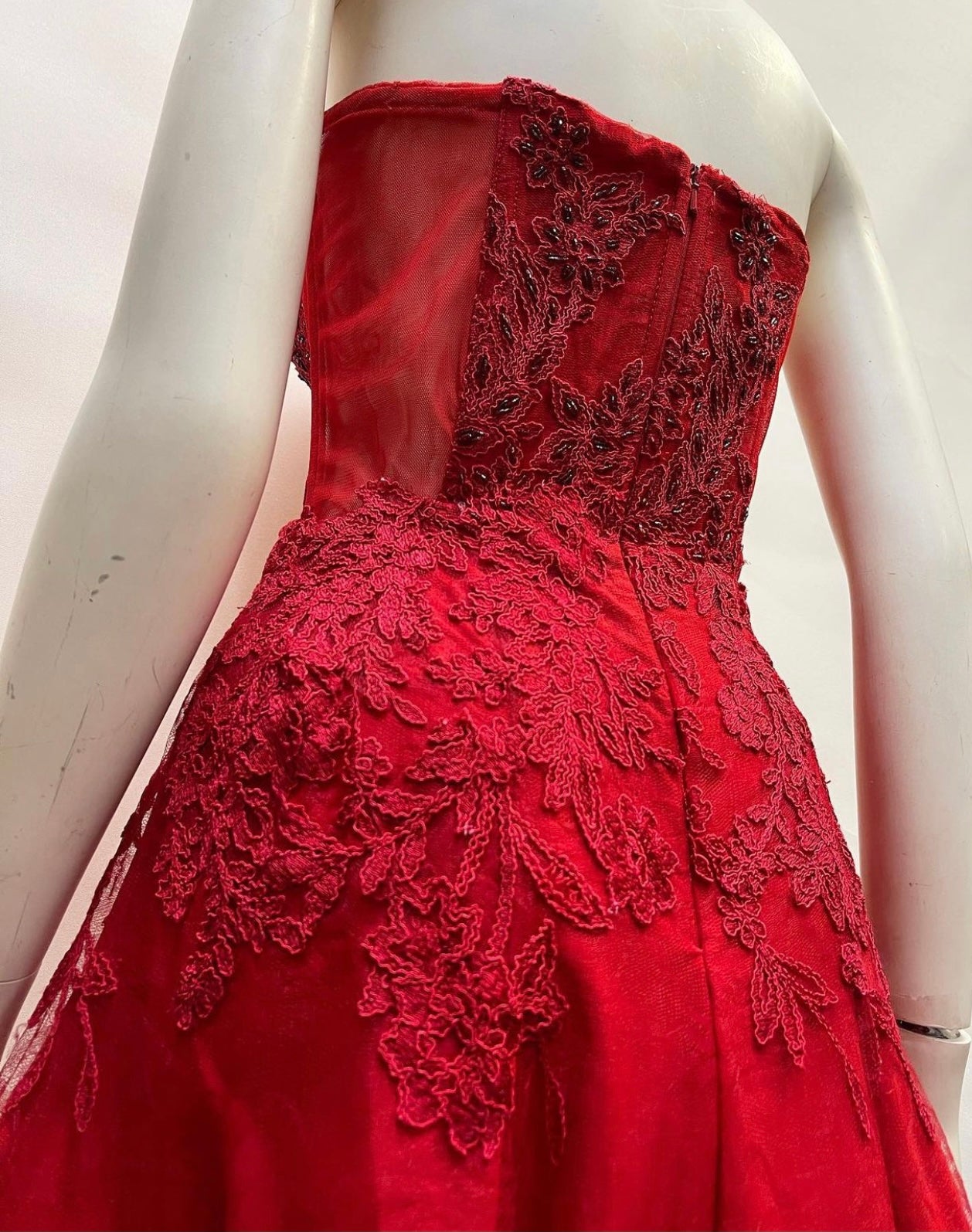 O’blanc Attelier Red Dress