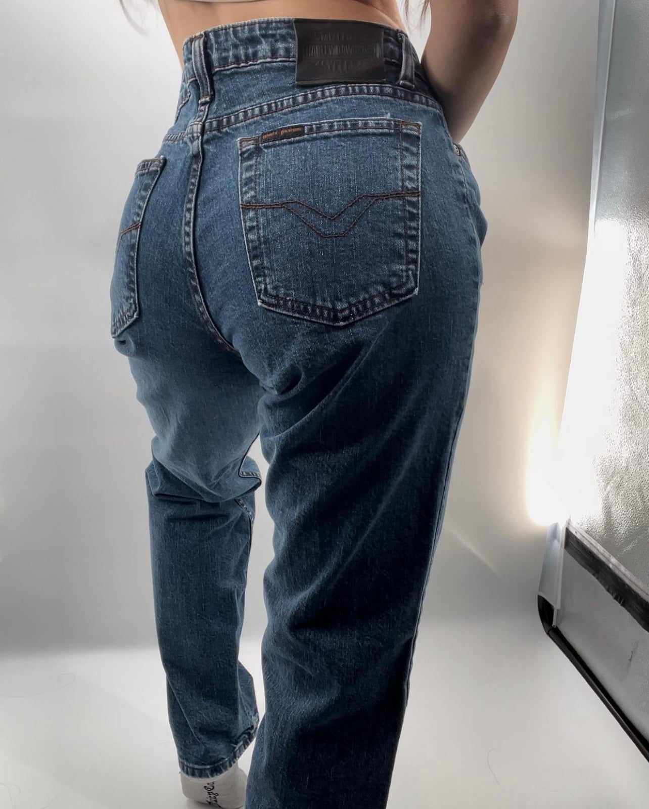 Vintage Harley Davidson Jeans (Sz10)