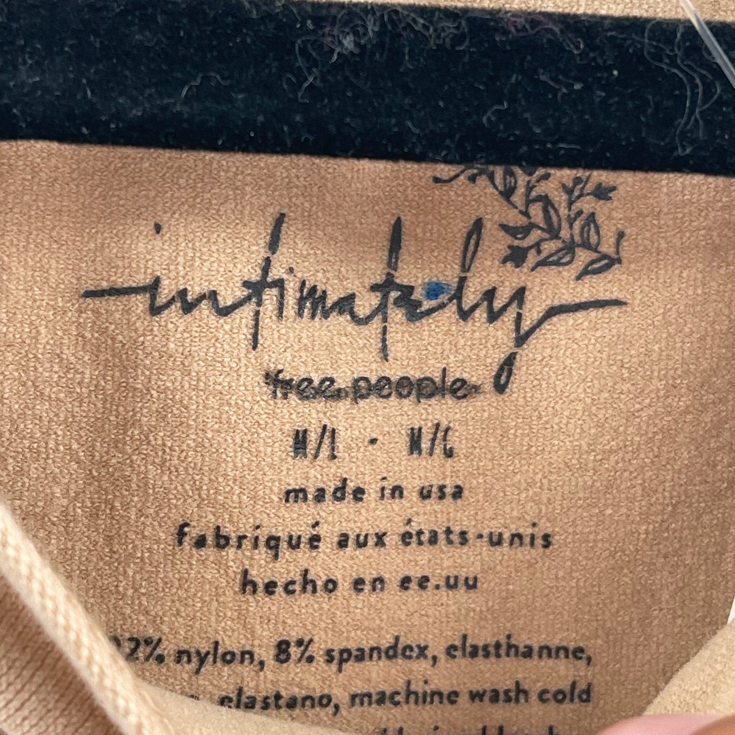 Intimately Free People Nude Bodysuit (M/L)