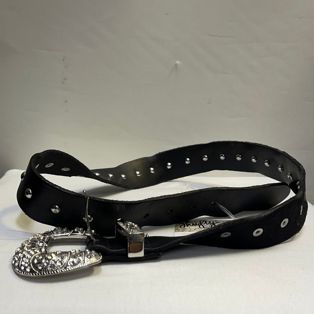 Free People Studded Belt Gem Encrusted Hoop