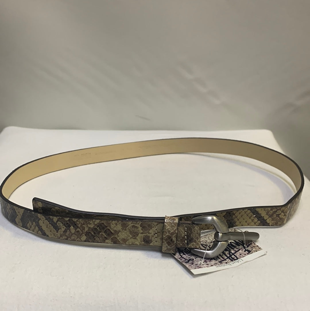 Banana Republic Genuine Leather Snake Pattern Belt
