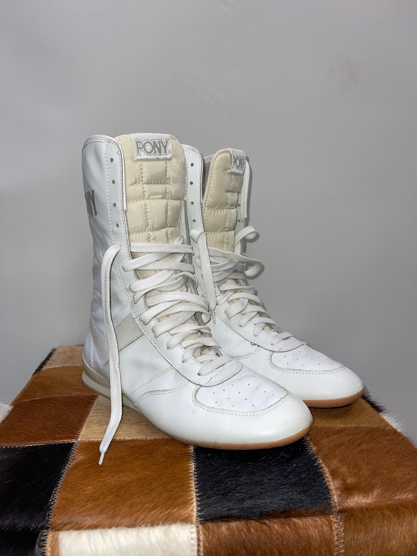 PONY Vintage High Top Sneakers
